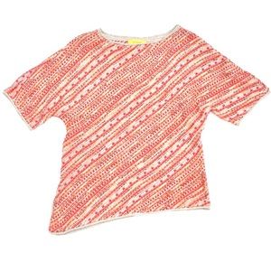 St. John Assymetrical Knit Blouse Top